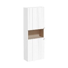 Vitra Root Groove 69107 Boy Dolabı, 55, Dar, Kısa, Mat Beyaz